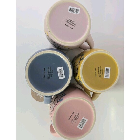 Bible Verse Mugs Set Of 4 capacity 16 oz, Ceramic Double-Sided print. Beautiful! - Picture 10 of 10